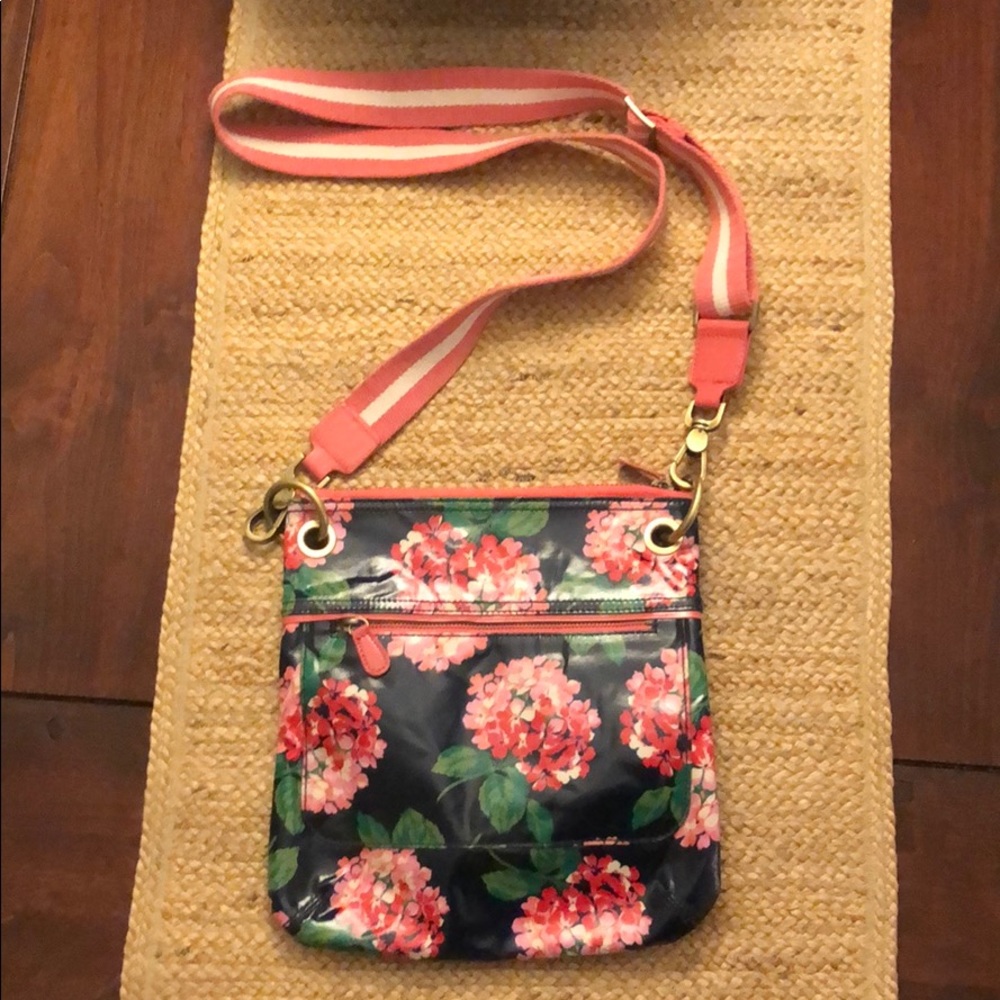 Boden waxed canvas purse